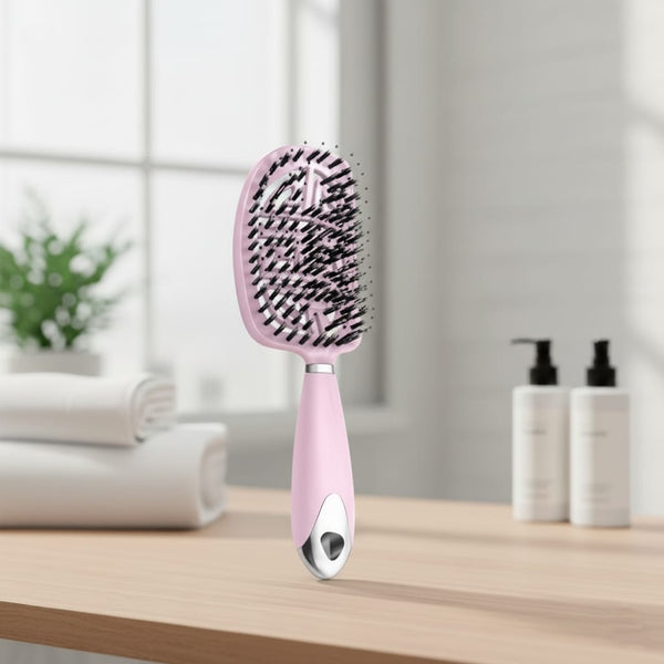 Spazzola Districante Rosa Asciugatura – Paddle Brush Anticrespo Hanami Secrets