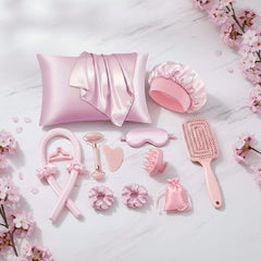 Set Completo in Raso – Hair & Skin Luxury Kit Hanami Secrets