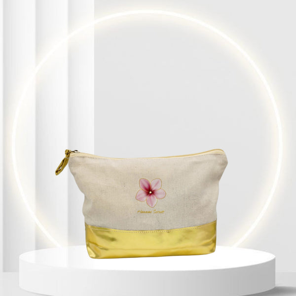 Pochette Beauty Oro – Borsa Trucco Elegante  Hanami Secrets