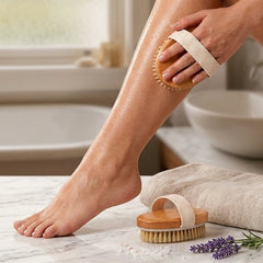 Spazzola Corpo per Dry Brushing in Setole Naturali – Hanami Secrets