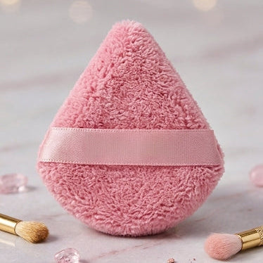 Piumino da Cipria a Triangolo in Velluto Premium (Single Pack) – Hanami Secrets